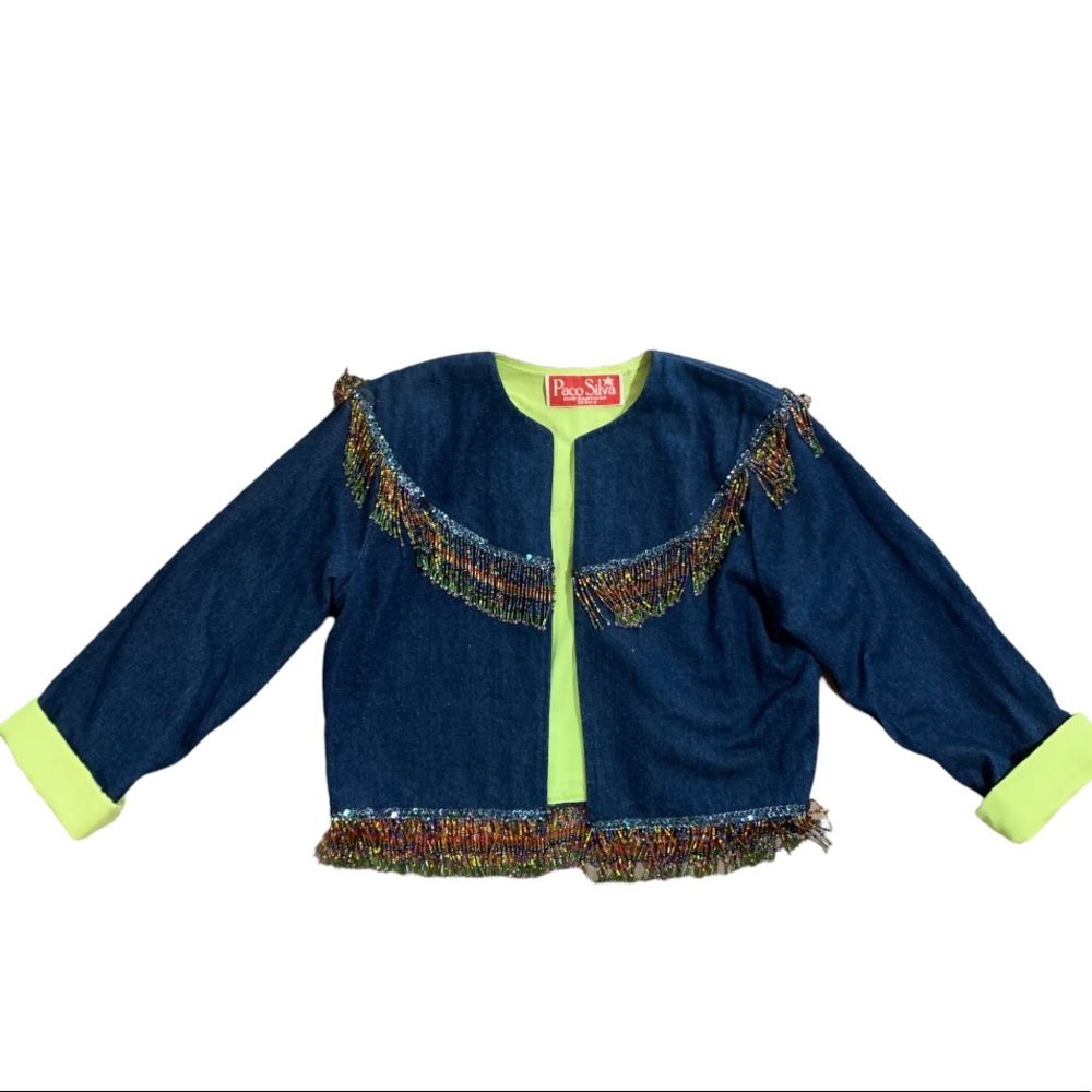 Beaded Paco Silva Vintage Jacket